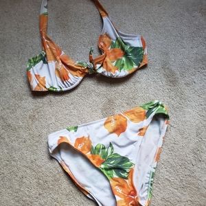 Jag swimsuit 36D halter and medium bottom
